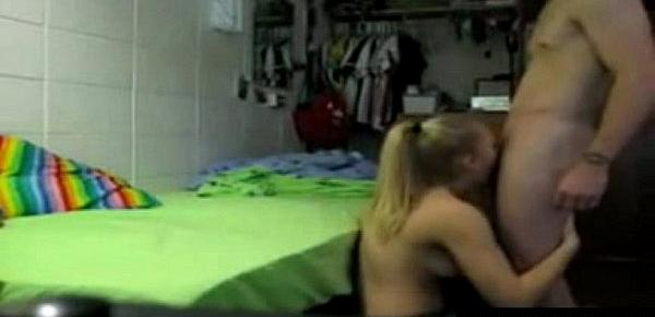  Pounding Fast Teen Pussy In Parents Basement